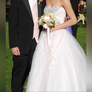 MoriLee Vizcaya Prom/Quince Dress in Light Pink